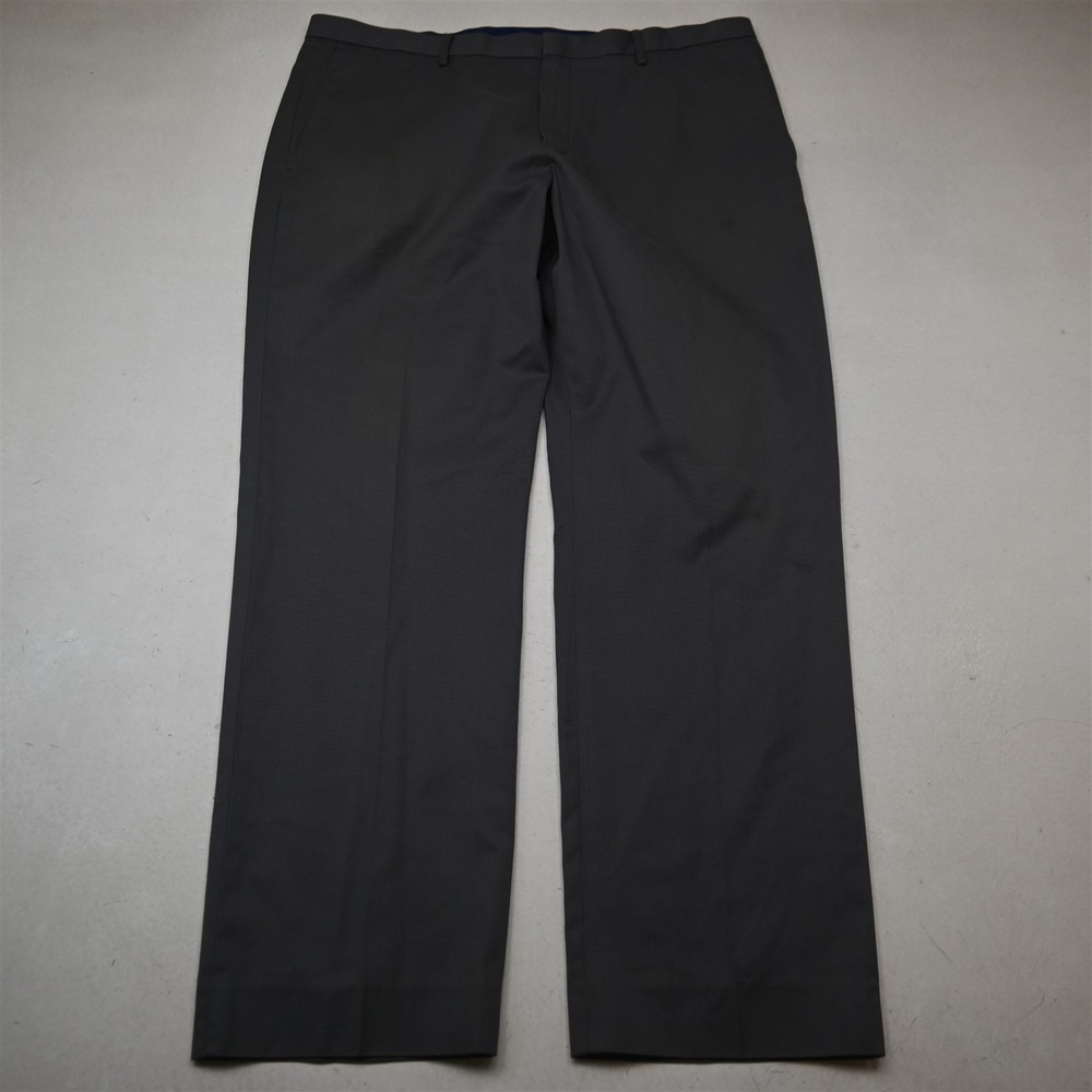 Banana Republic 38x32 Gray Woven 196282 Non Iron Modern Slim Fit Dress Pants